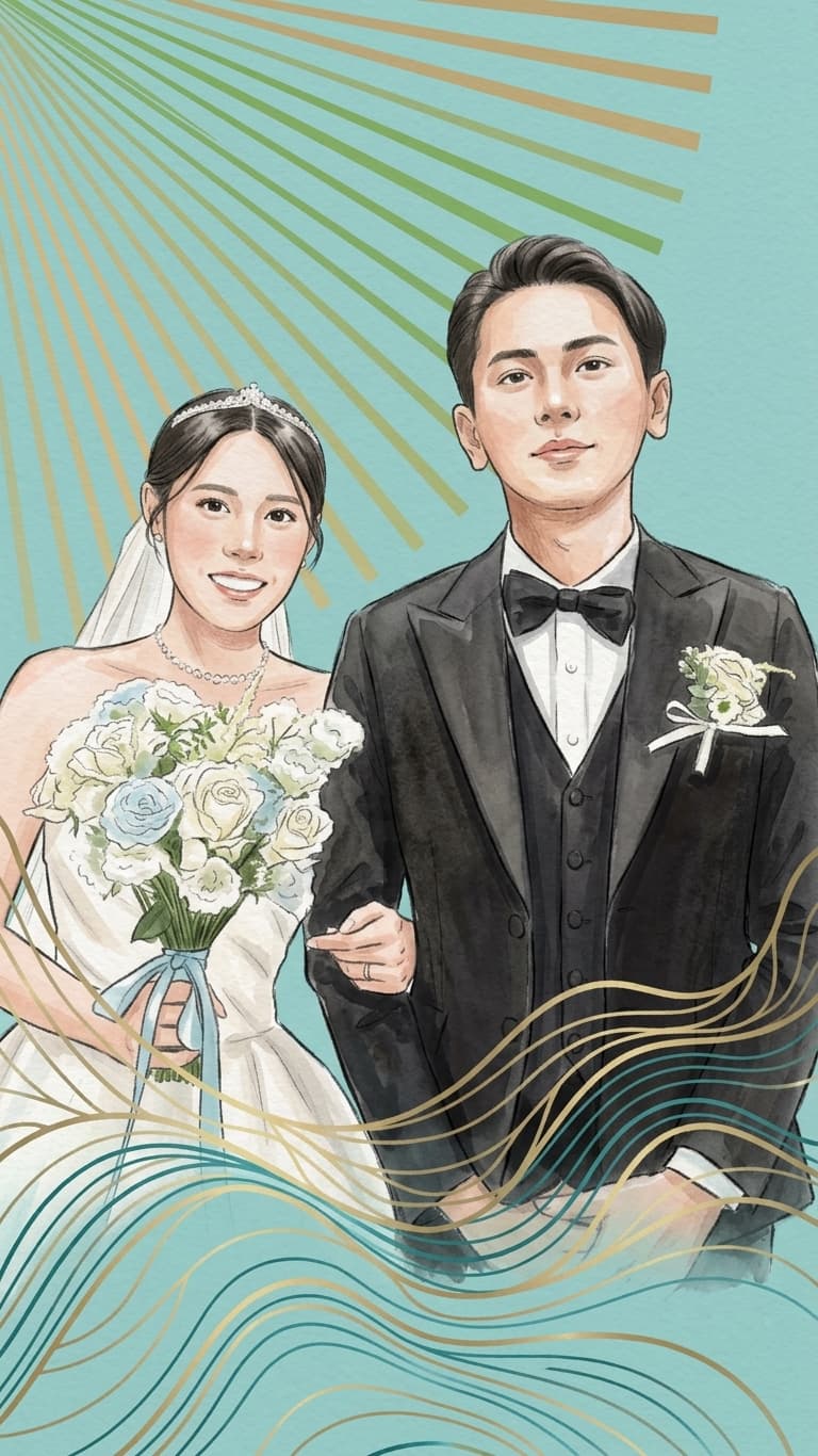 雜誌插畫風新人成品