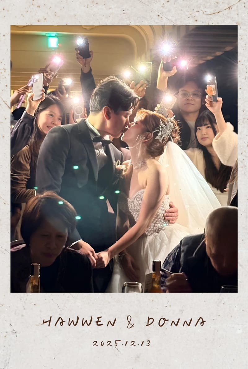 婚禮有了「拍拍印」增添許多歡樂✨
